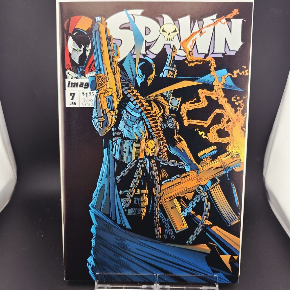 Spawn #7 (1993) NM 9.4+ High Grade Direct Edition - Intact Poster Todd McFarlane